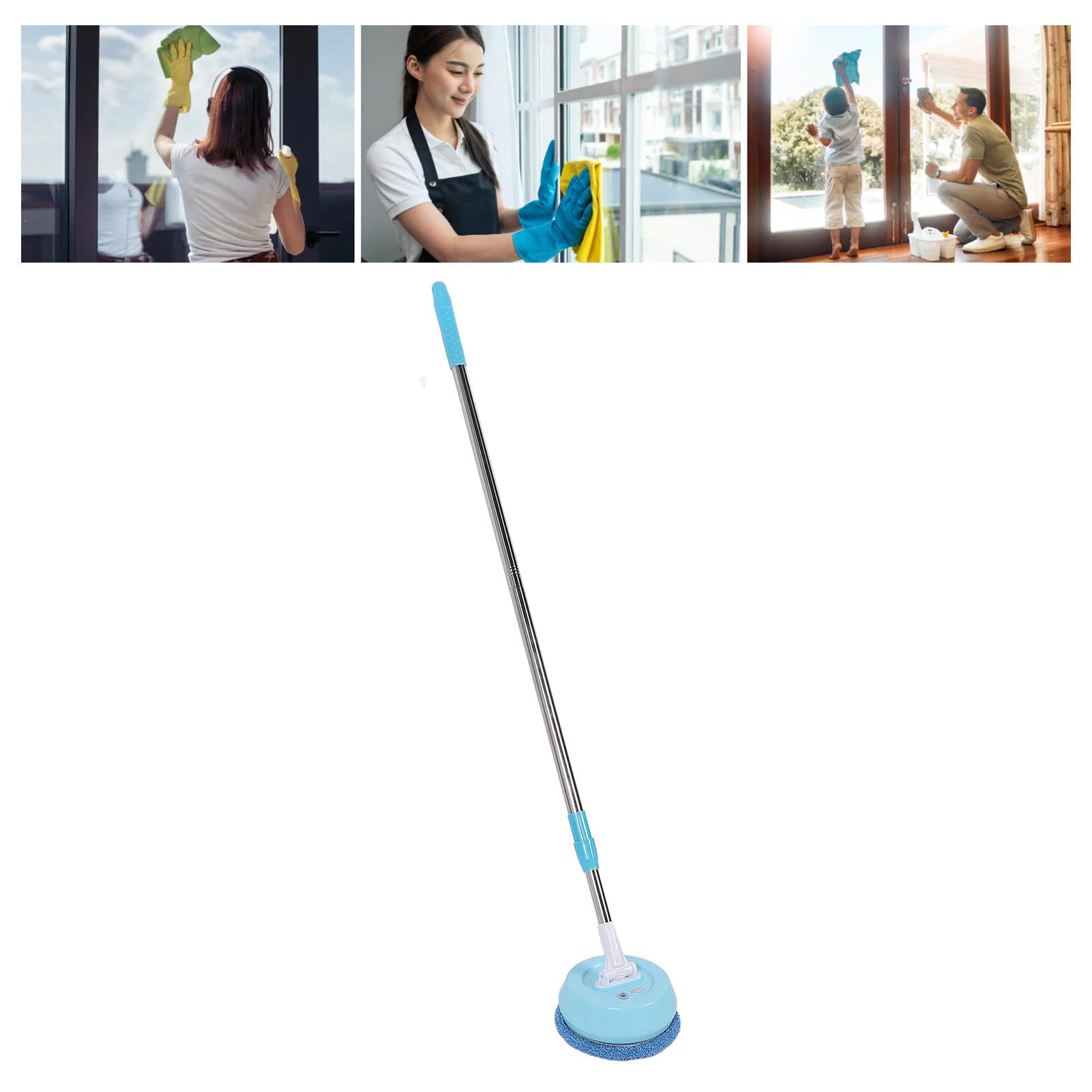 Trapeador Eléctrico e Inalámbrico Trapeador Eléctrico Inalámbrico para Limpieza de Pisos para Techo (Estilo 1)