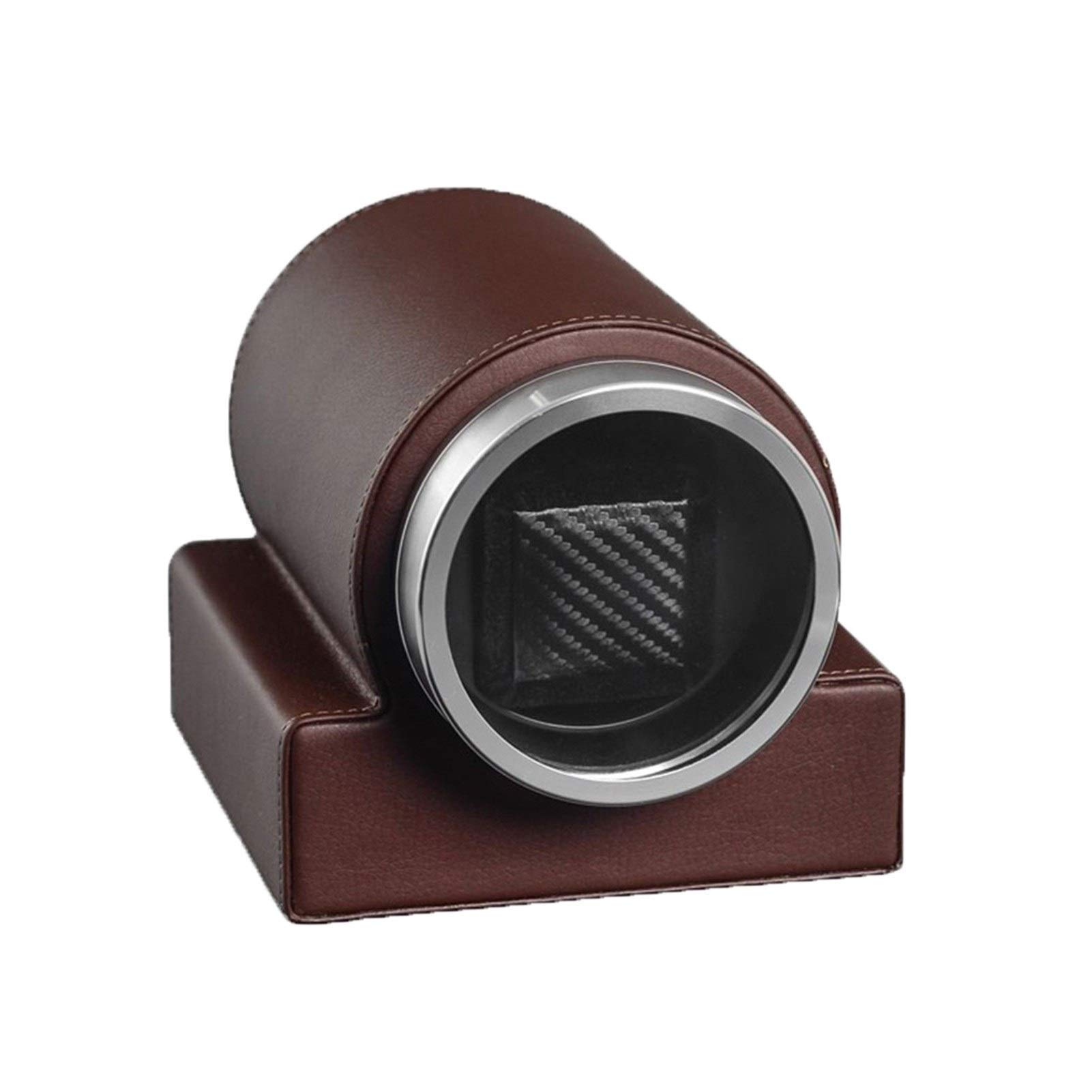 CGCSYZ Automatic Watch Winder Pu Leather Waterproof Display Box - Black/Brown (Brown A)