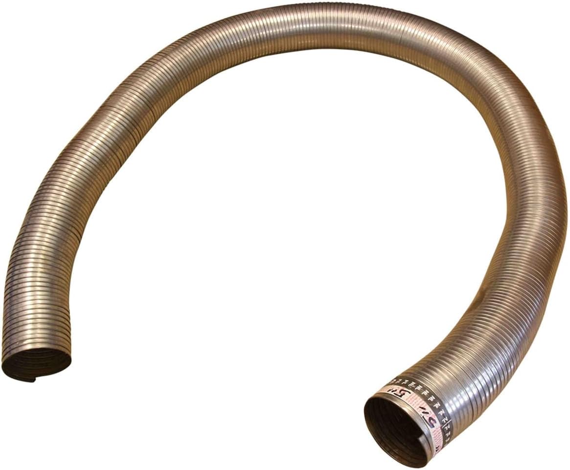 EXHAUST - FLEX TUBING - STAINLESS STEEL - 5" x 10' Universal Heavy Duty Exhaust Flex Pipe 409 SS Replaces for Donaldson P226147, Walker 49035, Automann 562U725010SS