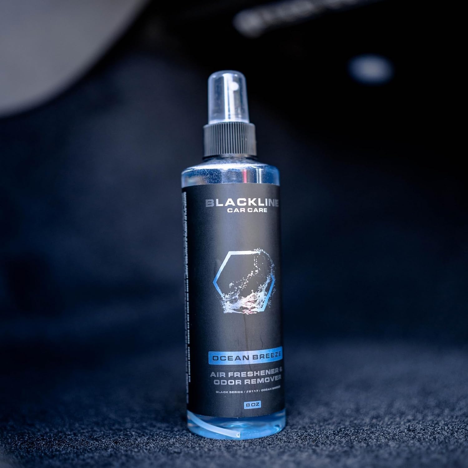 Blackline Car Care - Ocean Breeze Car Air Freshener, Long-Lasting, Oder Eliminator, for Cars, Trucks, SUV, or Home Use - 8 fl OZ - Scent Spray image 3 of 4 B0D1YPJGV6