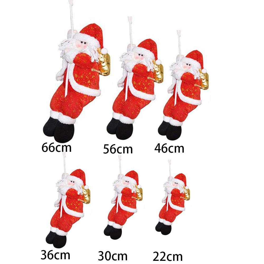 Amazon | Mecoyas サンタクロース 人形 クリスマス 飾り 3D立体感