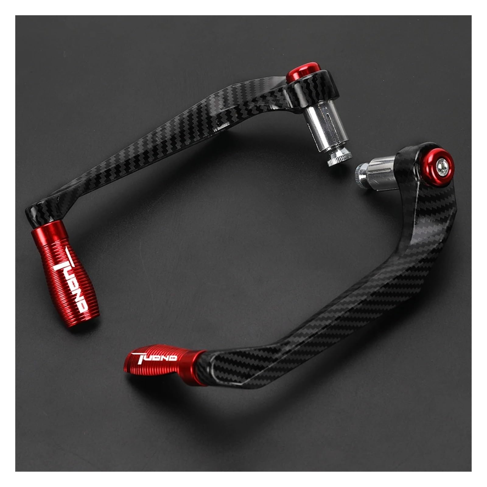 DOYUBVCW Motorcycle Lever Guards Handgrip 22MM Handlebar Grips Guard Brake Clutch Lever Protector for Tuono for Factory V4 1100RR 1000R V4R for R Motorcycle