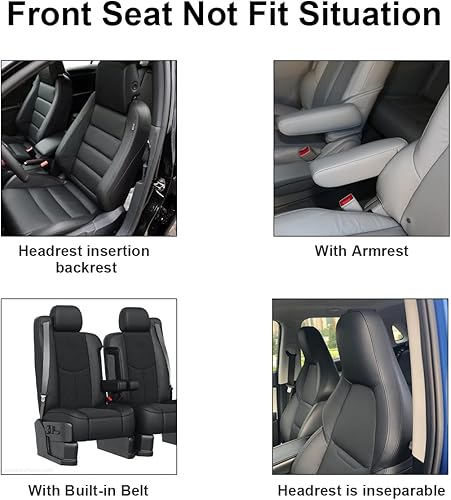 Miniatura 6 de Moly Magnolia Fundas de asiento de automóvil para el juego completo, protectores de asiento de vehículo de poliéster impermeables, funda de cojín