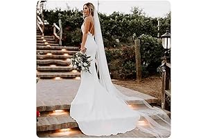 Long and Graceful Cathedral Veil for Bridal Enchantment