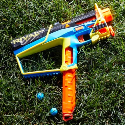 Nerf Rival Mirage XXIV-800 Blaster, 10 Nerf Rival Accu-Rounds, 2 Ways to Load, 8 Round Removable Magazine, Pump Action Priming, Gifts for Teens — view 6