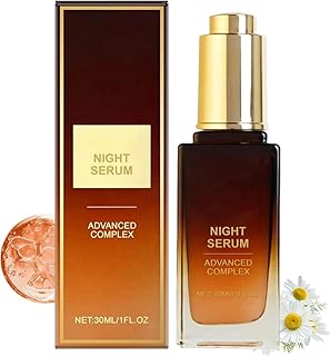 Night Serum – Hydrating & Firming Overnight Face Serum for Smoother Skin, Vegan, Cruelty-Free – 1 fl oz