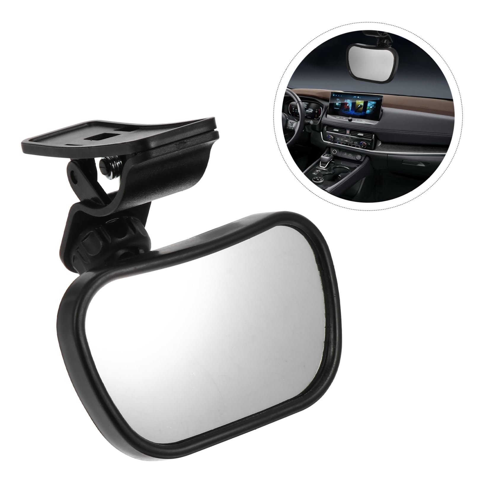 Yardwe 5 Ensembles Miroir Garçon Fille Incassable pour Voiture Compacte Miroir Arrière Garçon Fille Stable et Pratique Observation Sécurisée Nourrisson Siège Arrière