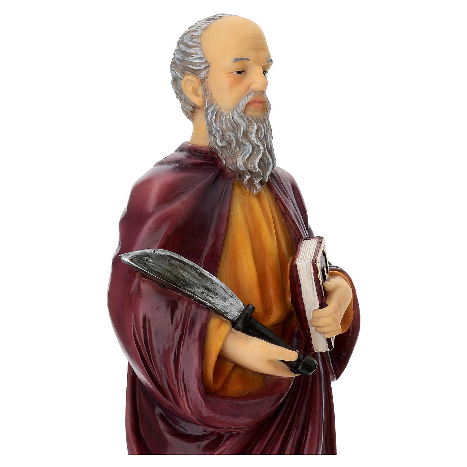 Holyart Imágenes de Resina y PVC: Estatua San Bartolomé 30 cm Resina Pintada