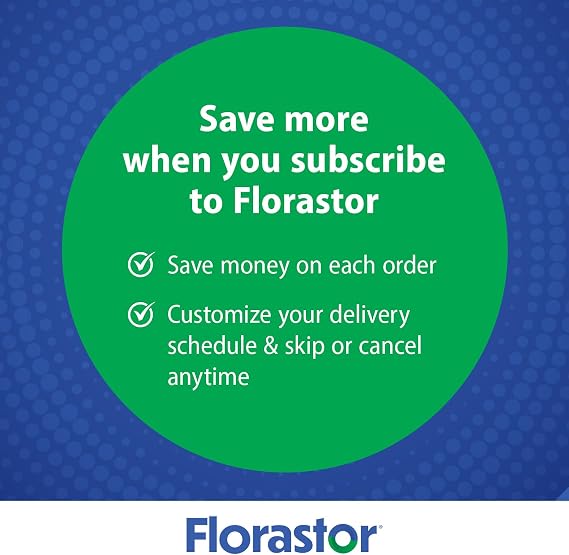 Florastor Advanced Gas & Bloat Probiotic, 30 Capsules | Digestive Enzymes and Botanicals, Plus Probiotics for Digestive Health