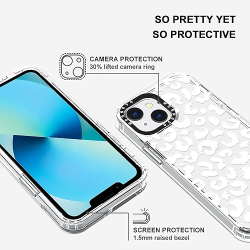Miniatura 4 de MOSNOVO Buffertech - Funda para iPhone 13, protección contra caídas de grado militar de 6.6 pies, tecnología antidesprendimiento, diseño de funda