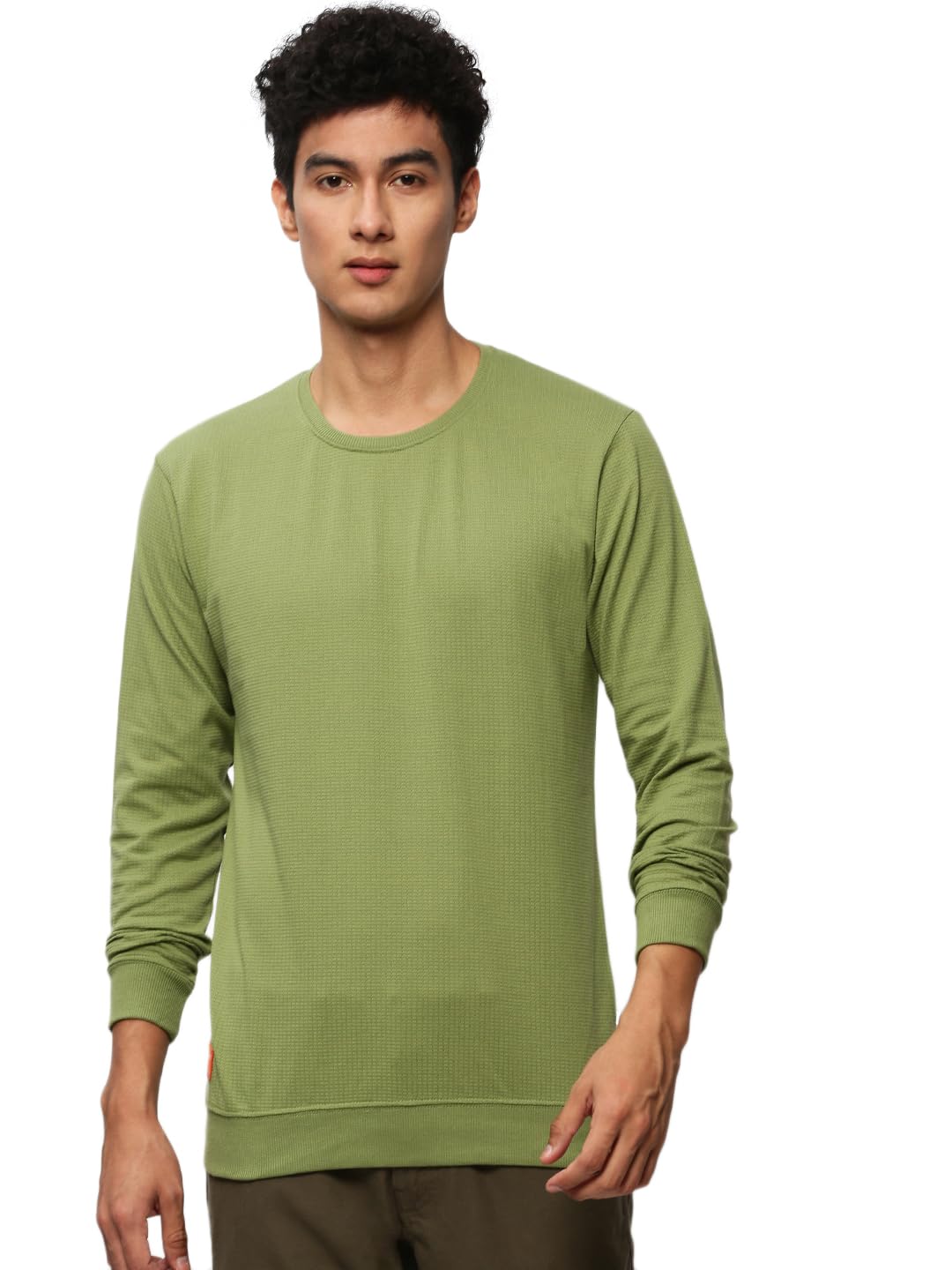 showoffff Men Self Design Pullover Sweatshirt | Round Neck Full Sleeves Cotton Sweatshirt's for Mens | Slim Fit Regular Length Sweatshirts for Men's-picture-30