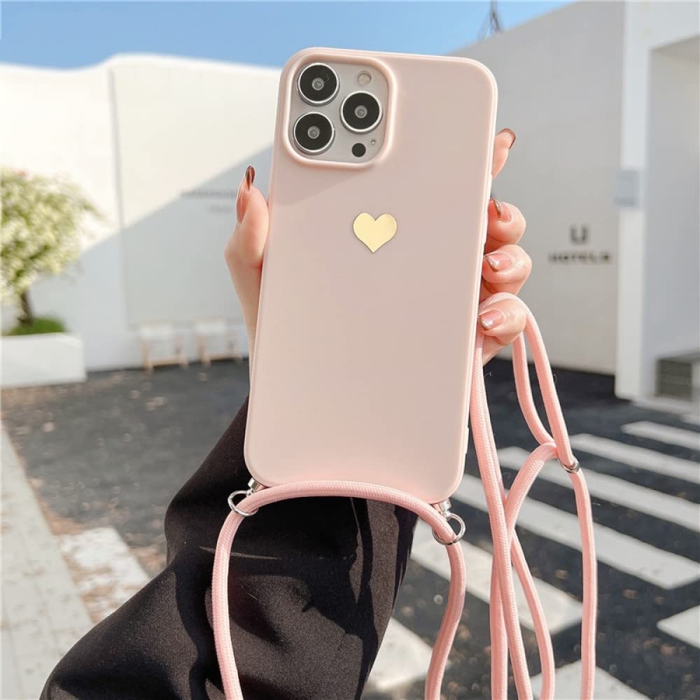 Coque iPhone 12 Pro Max avec lanière pour balades et sorties