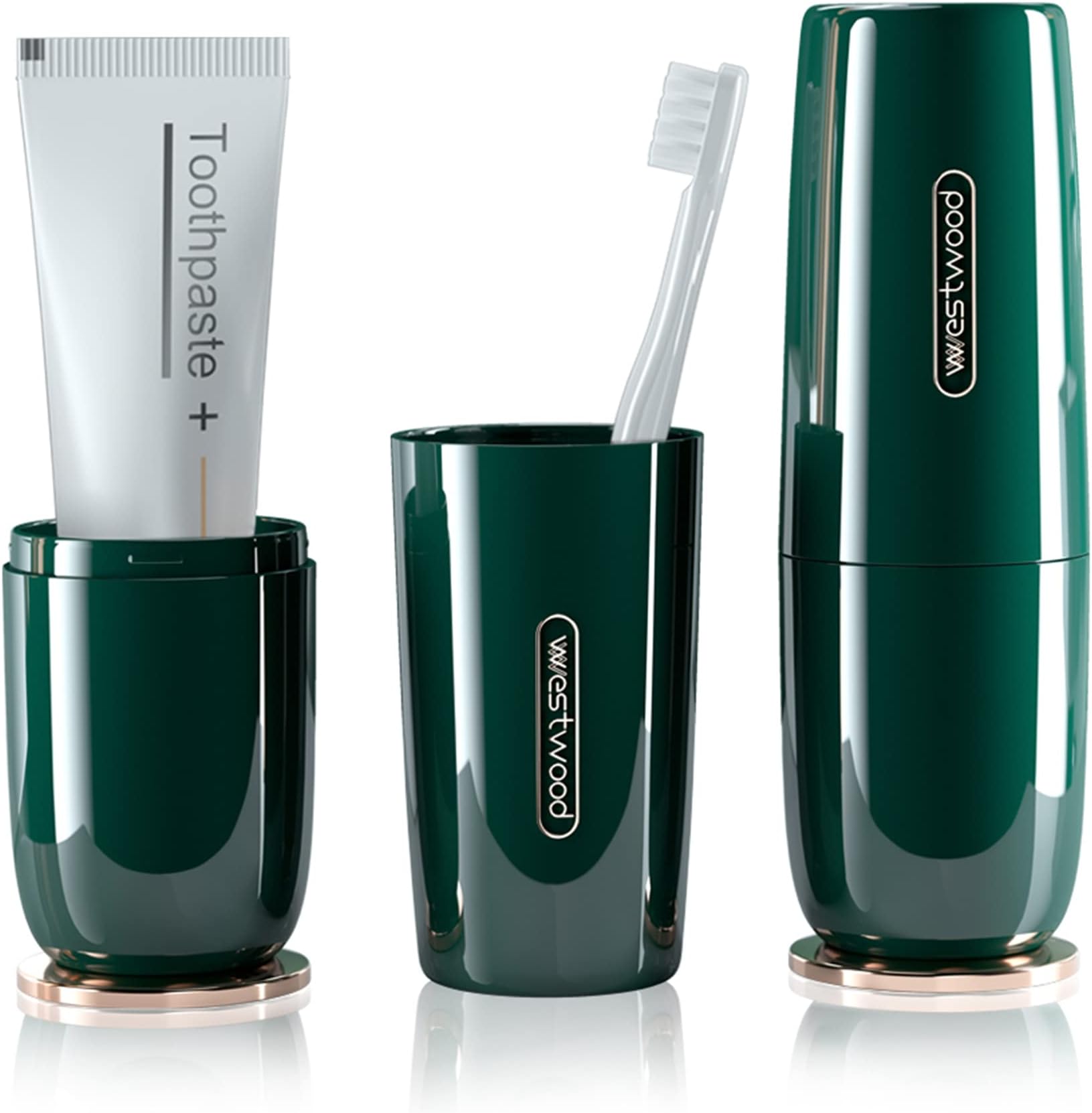 Detachable Travel Toothbrush Holder, Portable Toothbrush