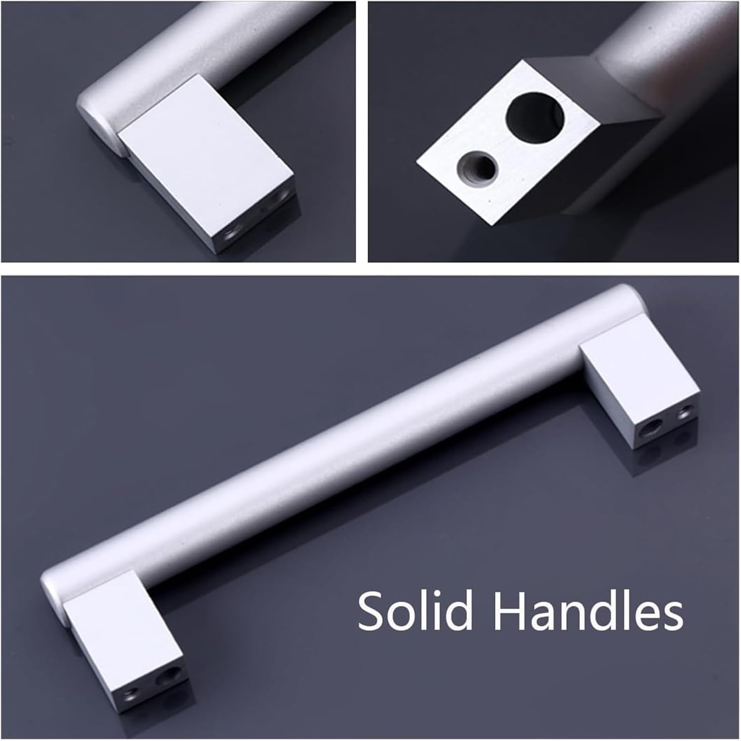 Uchwyty, klamki, uchwyty do szafek, uchwyty do szuflad, czarne uchwyty do szafek, uchwyty do szafek kuchennych, uchwyty do mebli sypialnianych, stop aluminium(Hole spacing 192 mm)