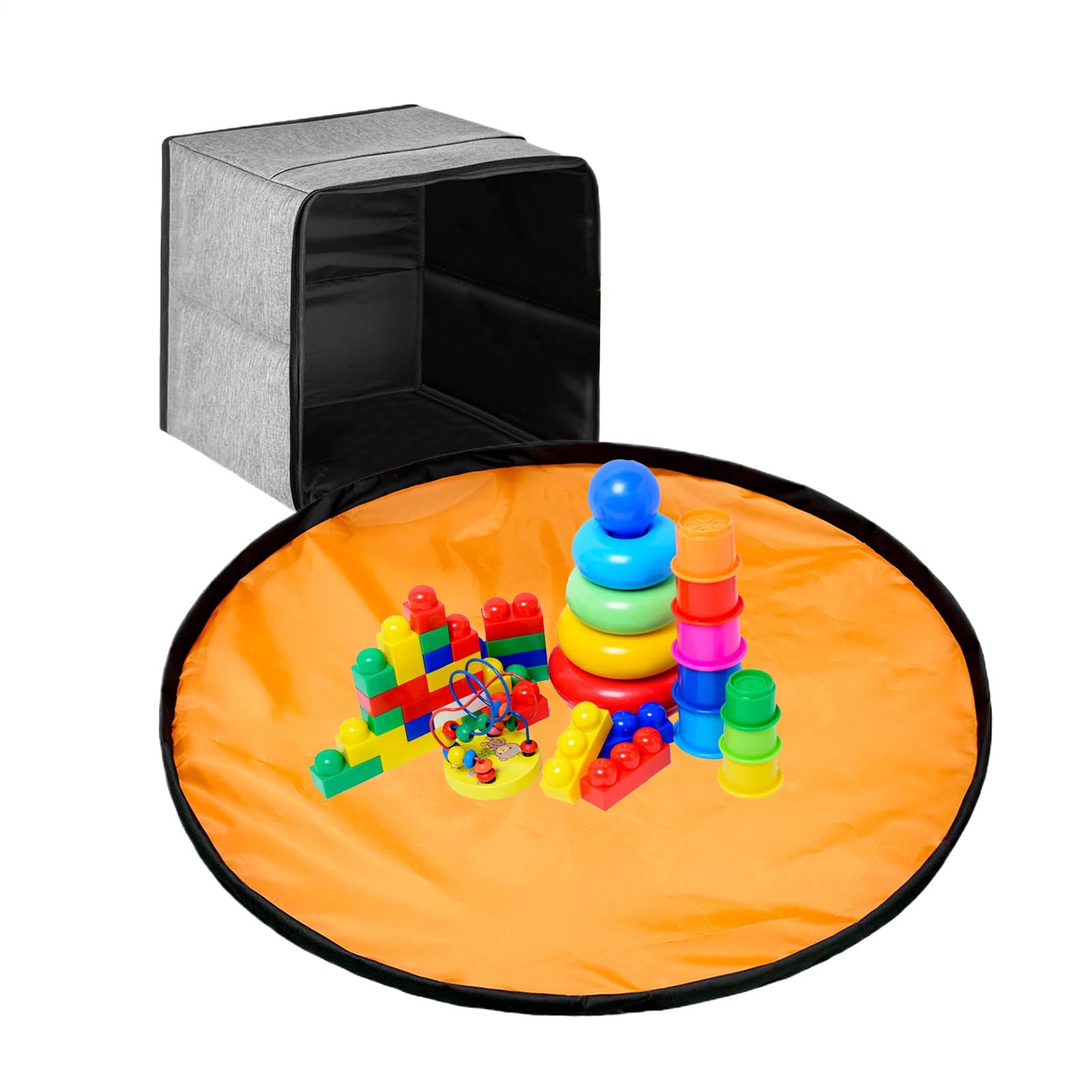 Organizador de Juguetes Infantil Contenedor Plegable con Gran Capacidad y