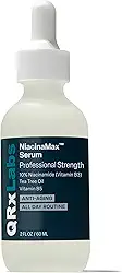 Sérum Multibenefícios com Niaciminada Ultra Pura a 10%, enriquecido com Pró-Vitamina B5, Extrato de Calêndula e Óleo Essencial de Melaleuca. Ideal para Poros Dilatados, Manchas e Acne, QRxLabs