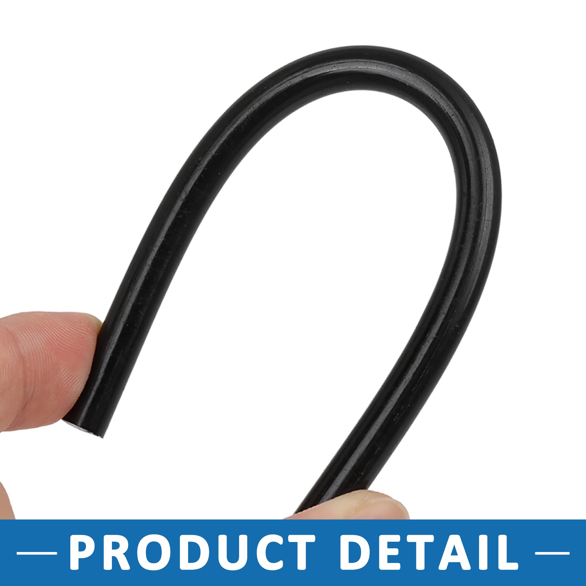 A ABSOPRO Sin Pintura Abolladura Reparar Caliente Derretir Pegamento Palos 7mm x 150mm Negro (Juego de 20)