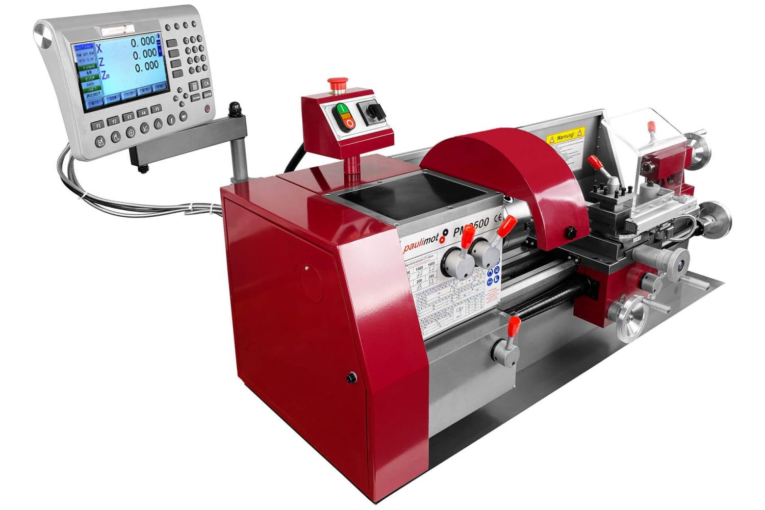 PAULIMOT Drehmaschine PM2500 mit 400 Volt Motor und Messsystem