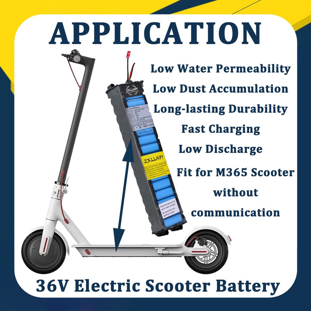 Batteria al Litio 36V 10,5Ah 9,9Ah 7,8Ah Batteria di Ricambio 10S3P Batterie monopattini elettrici per M365 Senza Comunicazione per Kit Motore da 100W a 400W