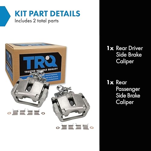 Vista 1572 de TRQ - Juego de pinzas de freno delantero