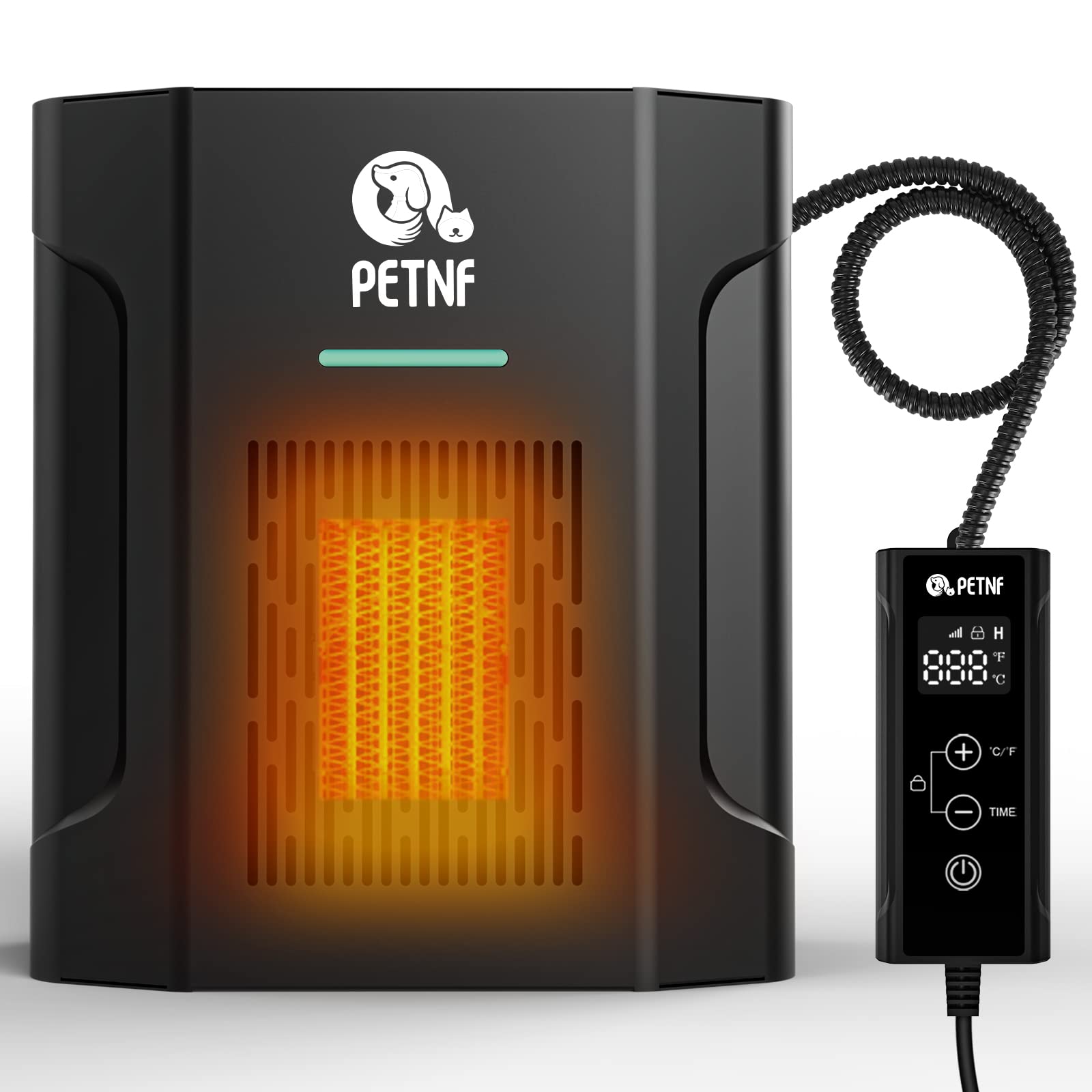 Amazon.com : Dog House Heater, Pet House Heater with Thermostat, 300W Safe Dog  Heater for Outside Dog Houses with Adjustable Temperature u0026 Timer u0026 6FT  Anti Chew Cord, Easy to Install :