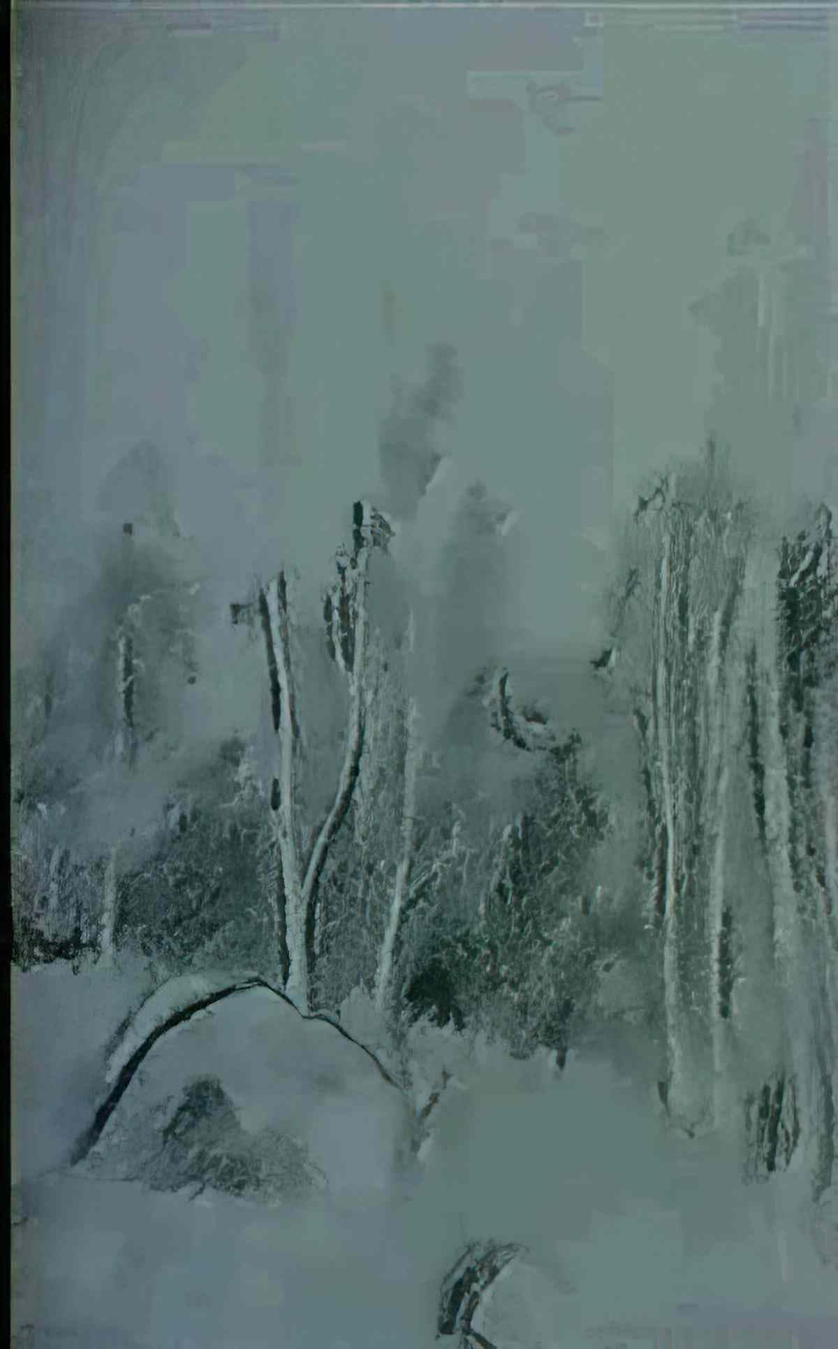 Helene Sofia Schjerfbeck A4 Photo skogsstudie