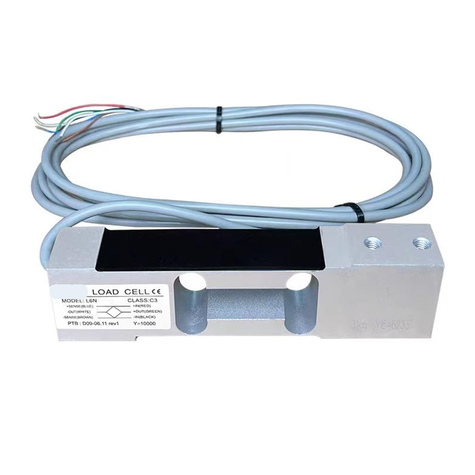 L6N bardzo precyzyjny czujnik wagowy, ogniwo wagowe o pojemności 3, 5, 8, 10, 15, 20, 30, 50, 100 kg, waga elektroniczna, waga do pakowania (50 kg)