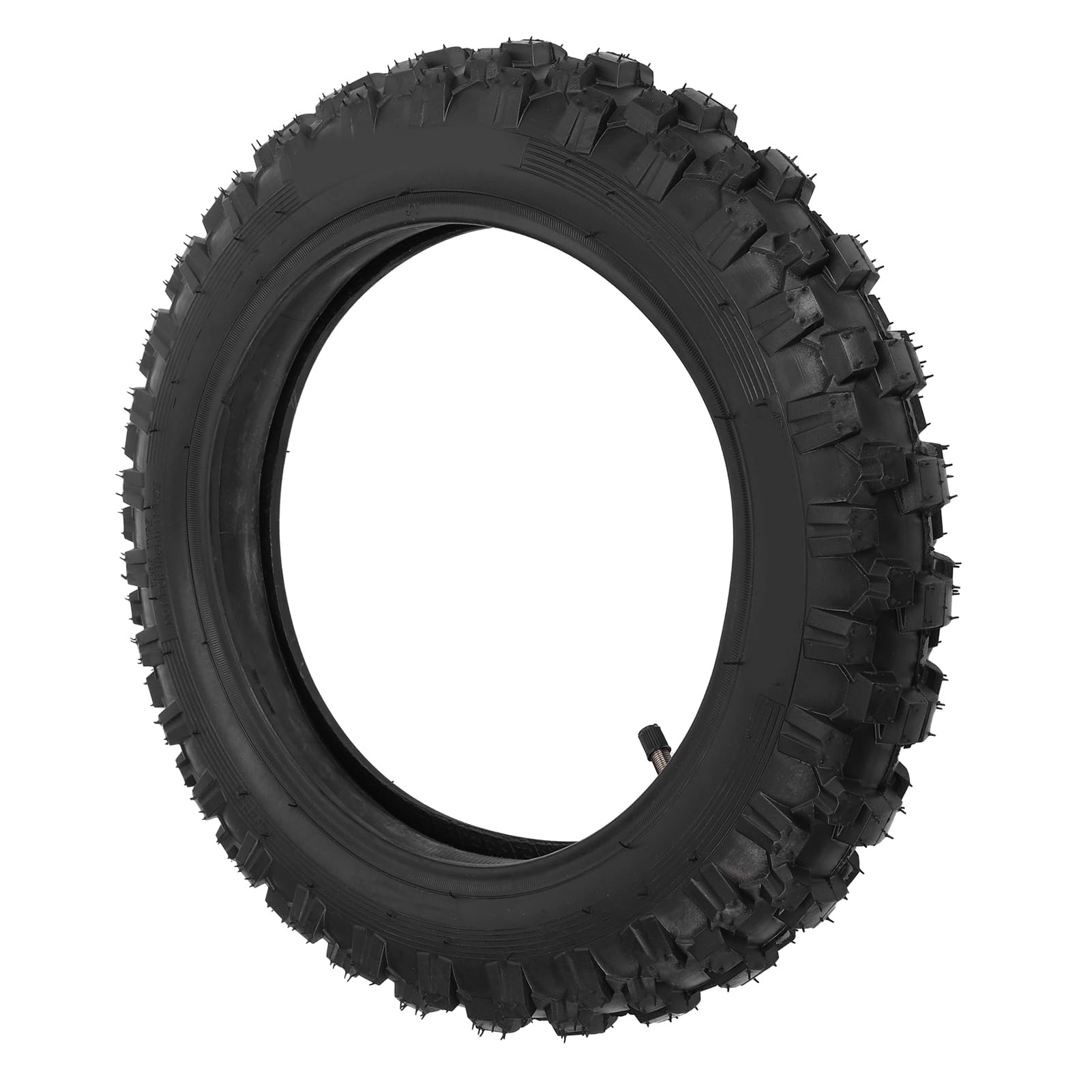 Pissente Ensemble Pneu et Chambre à Air 2.5-10 Pouces pour Moto Tout-terrain, Remplacement Tout-terrain en Caoutchouc de Haute qualité pour Jante de 10 Pouces, Compatible avec CRF50 XR50