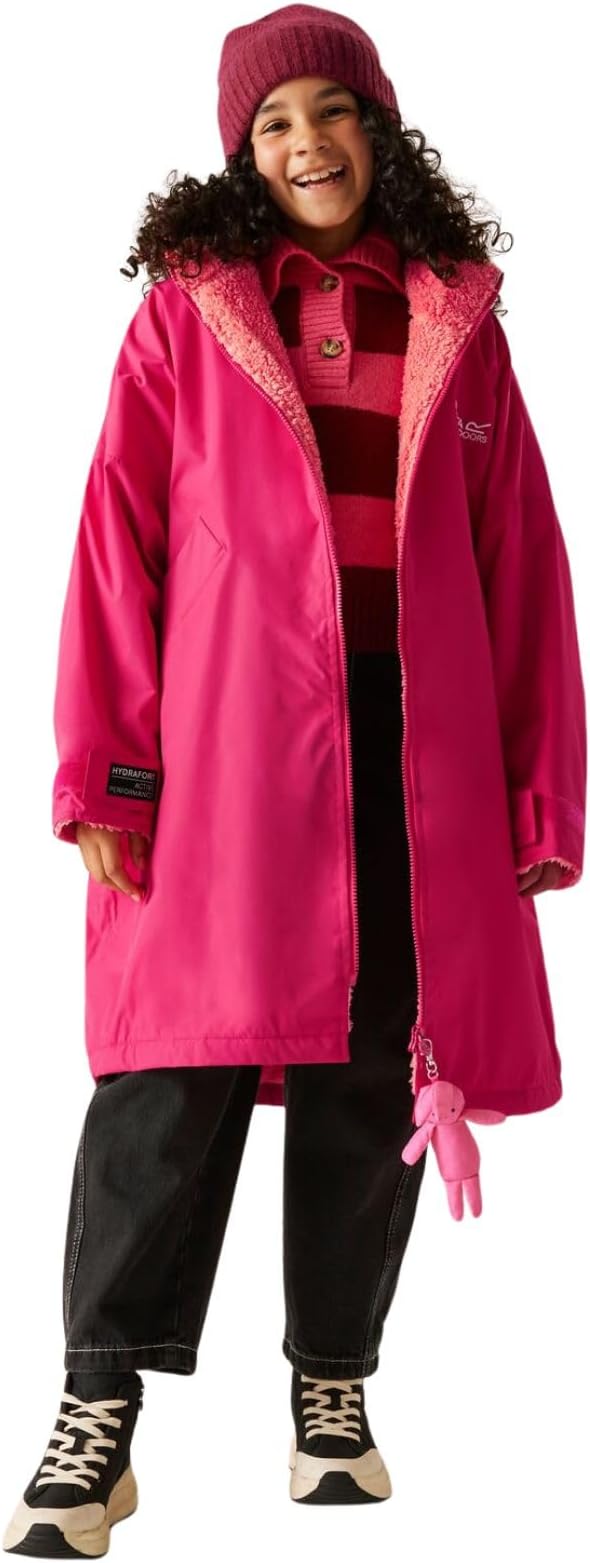 Kids Spirit Of Adventure Changing Robe - Pink Potion - 9-13 Yrs