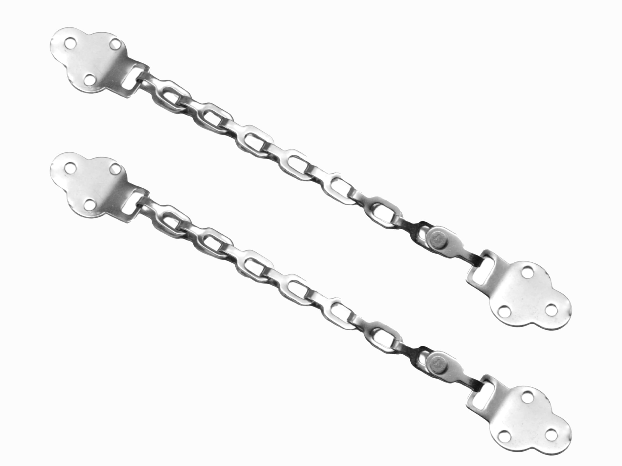 RAB Table Chain Stainless Steel for Table, Doors, Window, Cupbord (Code:- TBL Chain Light, Size- 8 inch, Finish- Silver, Pack of 2 PCS)