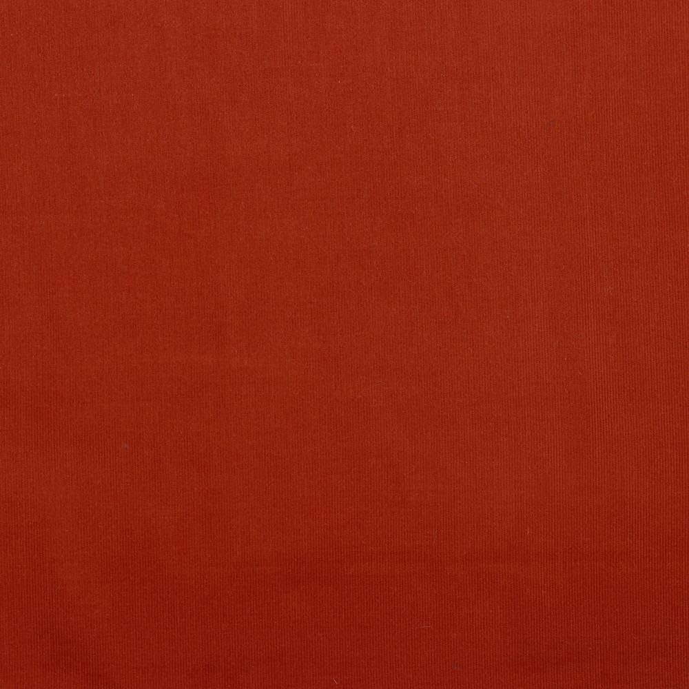 Baby Needle Cord 21 Wale Cotton Velvet Fabric Material Terracotta, Precut, 1Mtr 140cmx100cm