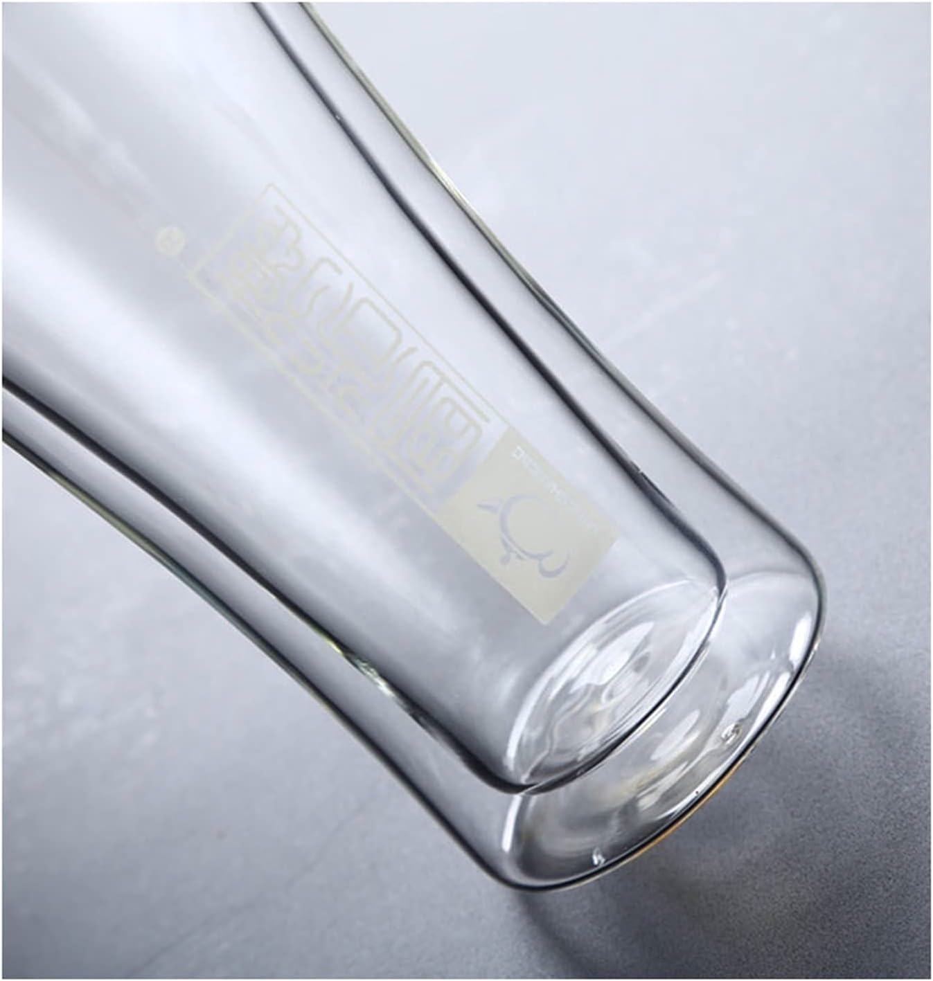 Beer Cup Beer Glasses Double Glass Beer Mug Reusable Cups Printed with Red Lips Pattern Great for All Types of Events & Celebrations 300ML Beer Stein