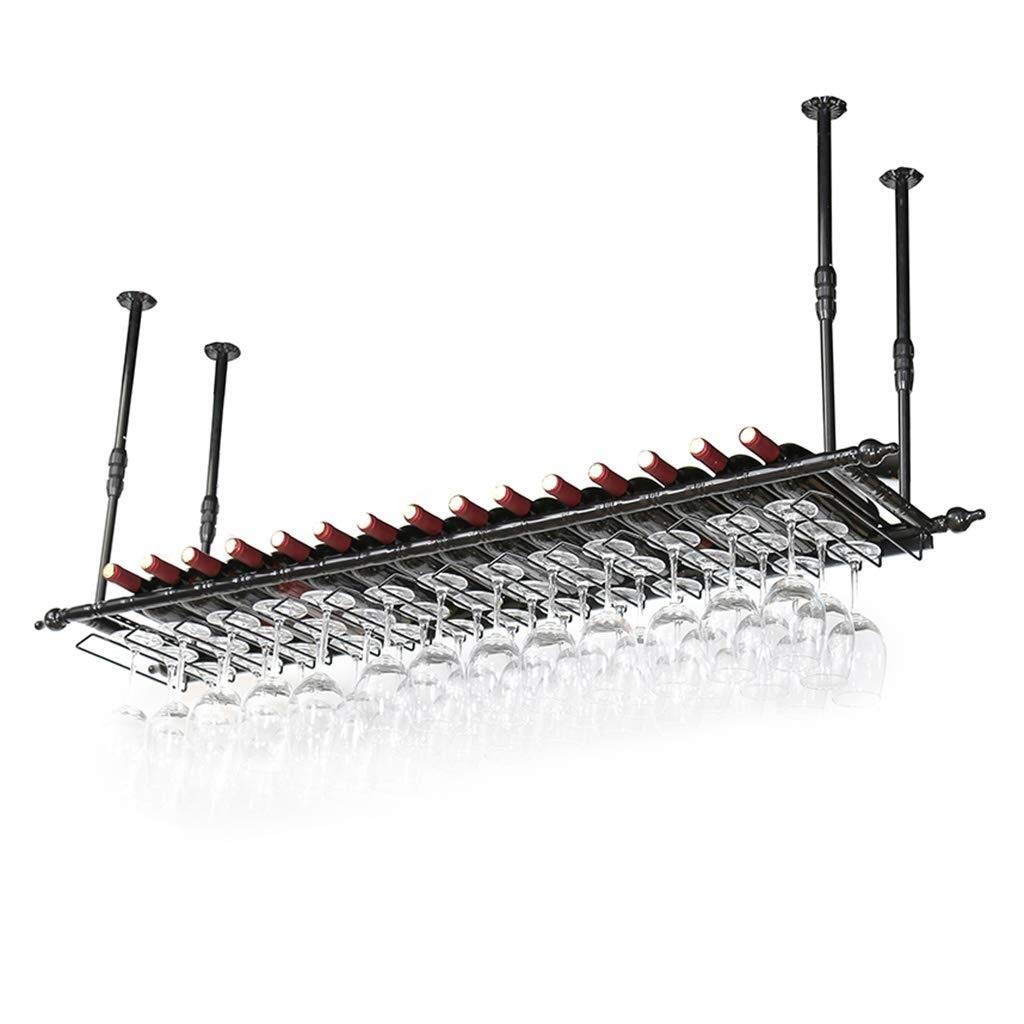 Bar Unit Floating Shelves Wall Shelf Storage Rack, Wine Bottle Holder