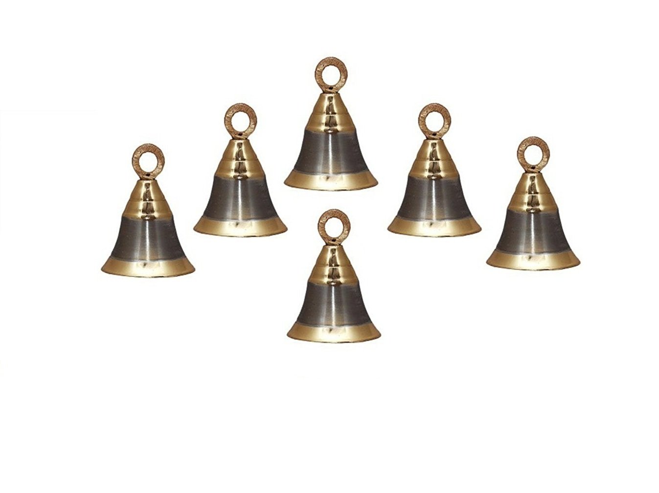 Buy HOMEPRODUCTS4U Brass Pooja Room Bells (25 mm, Silver) Online at Low