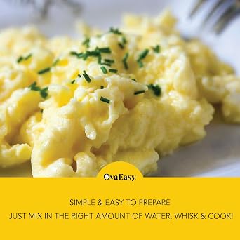 Nutriom OvaEasy Dehydrated Egg Crystals Powdered Eggs, 5.1 oz, Pack of 6