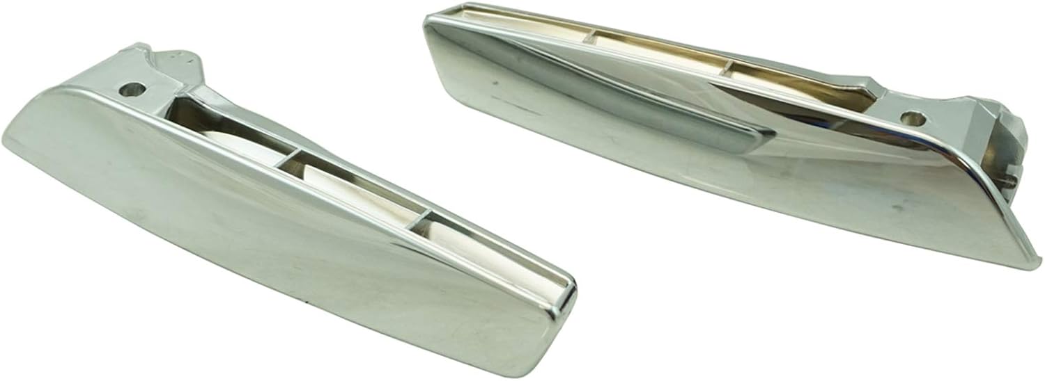 TRQ Interior Door Handle Lever 4 Piece Set Chrome Front & Rear Compatible with 07-13 Chevrolet GMC