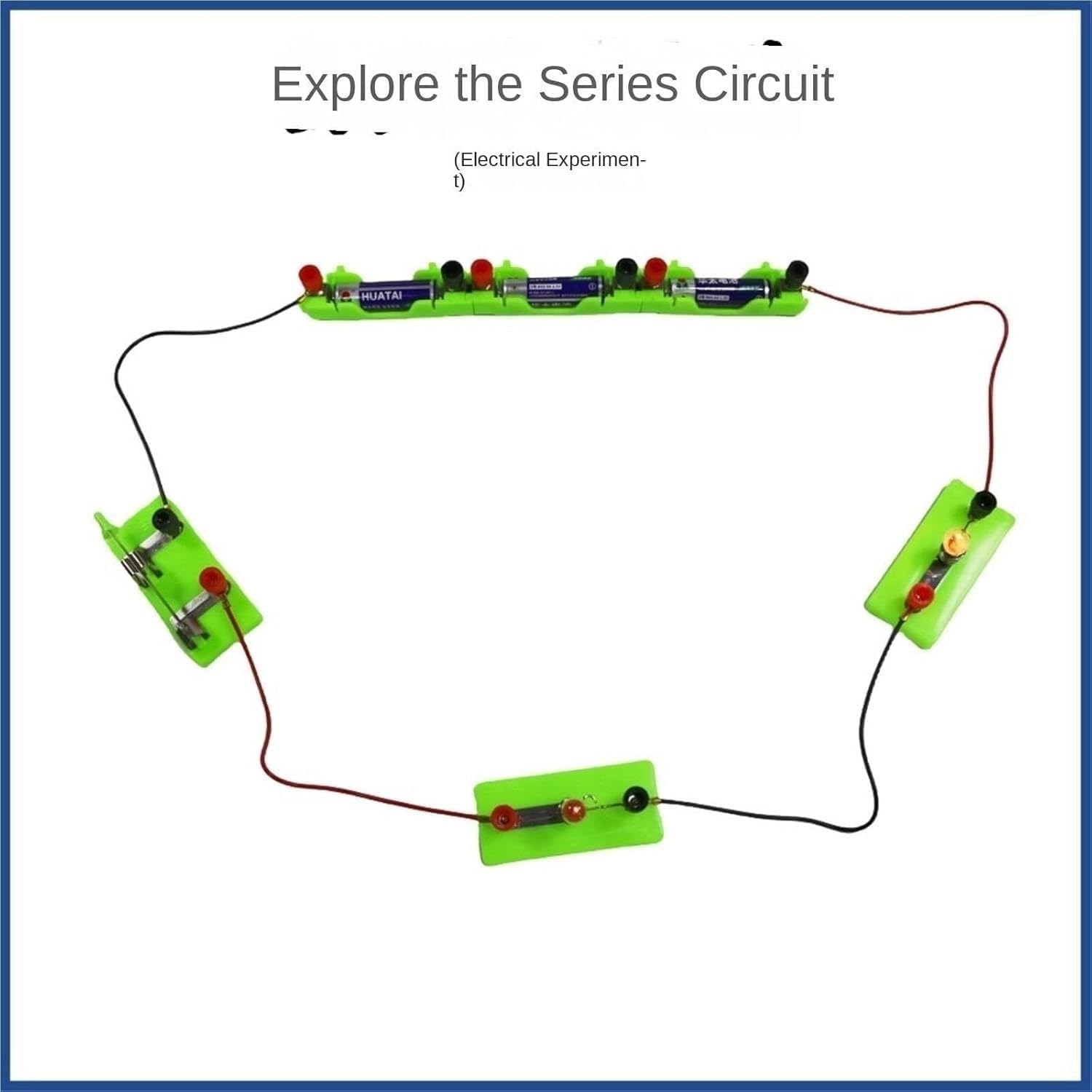 Set di apparecchiature sperimentali di elettromagnetismo, Kit didattico for esperimenti su circuiti, Kit di apprendimento di circuiti elettrici di Fisica, Kit didattici for esperimenti