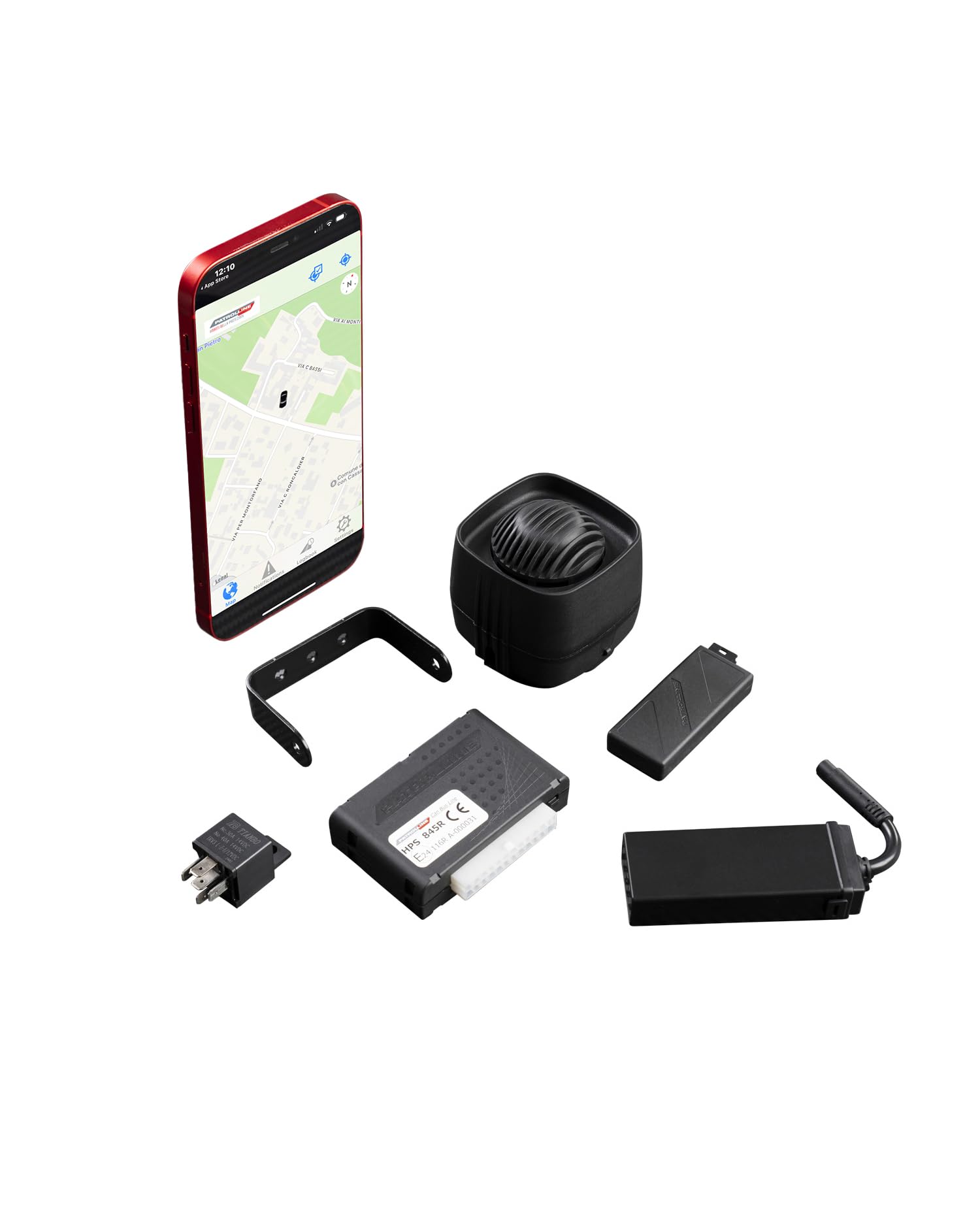 MAX PRO | Antifurto per AUTO | Allarme sonoro e localizzatore GPS per auto con SIM inclusa (24 mesi gratis)