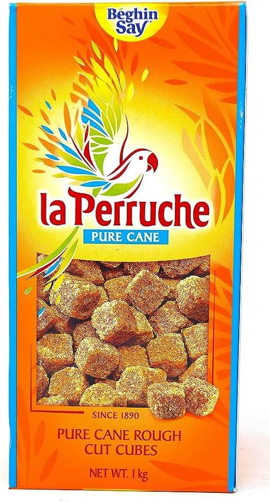 โ La Perruche Pure Cane Rough Cut Cubes Brown | 100% Cane | Ideal for Tea and Coffee | Perfect for Cafes and Hotels | 1kg