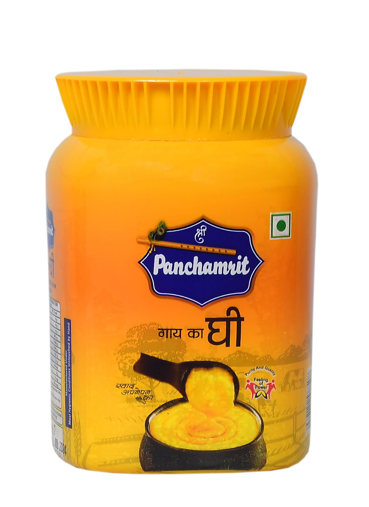 SHRI PANCHAMRIT Cow Ghee Traditional Bilona Method Grassfed Pure Cow Ghee for Better Digestion and Immunity - 1 Litre JAR (PacK of 1) (1 liter jar(pack of 1)) (B0DFHTLYC3) Amazon Price History, Amazon Price Tracker