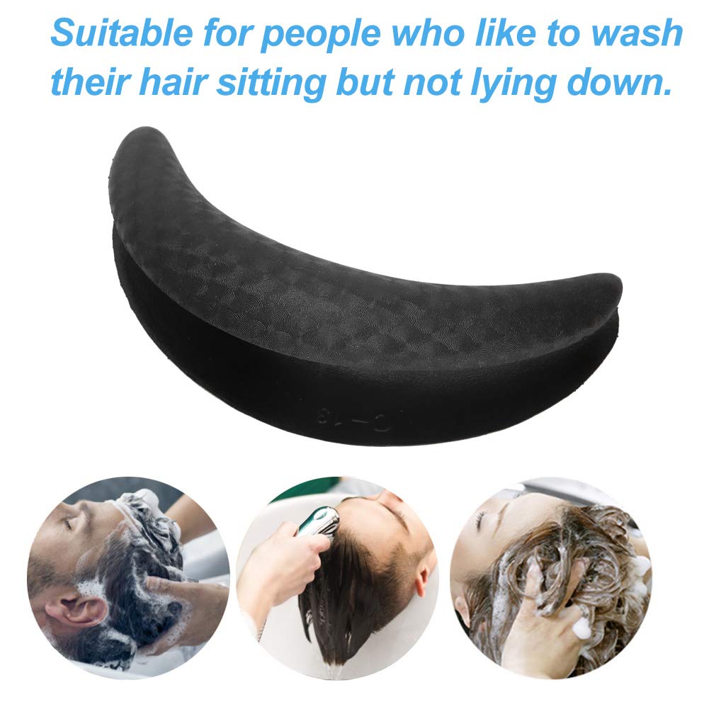 Scaldacollo per Lavatesta, Cuscino per Lavabo Parrucchiere, Poggiatesta Shampoo, Poggia Collo in Silicone Antiscivolo, Salon Testa Protezione Poggiatesta Strumento Lavaggio Dei Capelli Uso Domestico