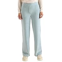 Cecil 3716335 Pantaloni Larghi in Velluto a Coste, Light Mint Blue