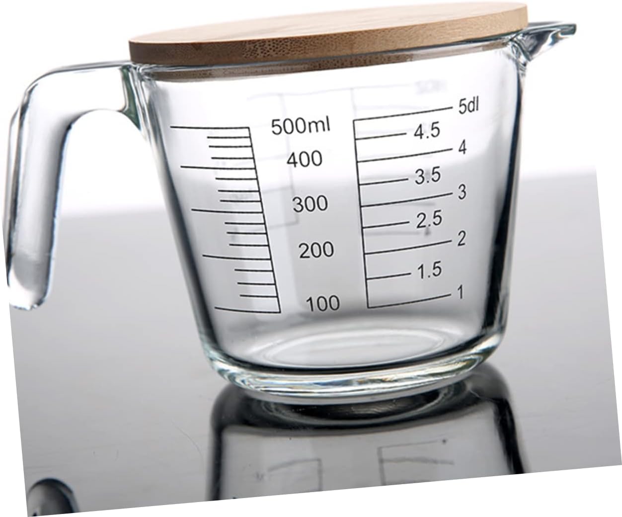 Practical Measuring Cup Handle High Temperature Resistant Egg Cup Kitchen Baking Tool Scale