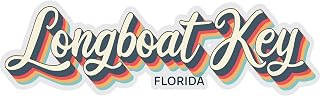 Longboat Key Florida Souvenir 2-Inch Vinyl Decal Sticker 3D Design 2-Inch|Sticker