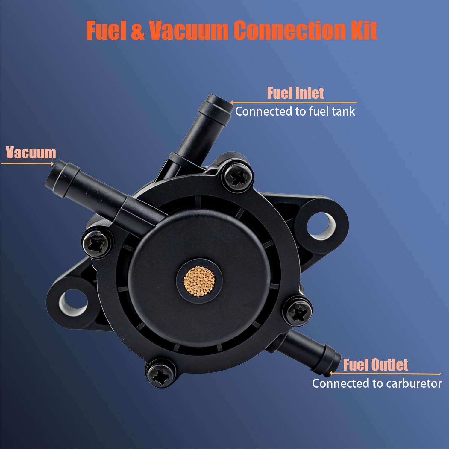 Universal Vacuum Fuel Pump Replacement for Toro Timecutter 136-7813 136-7818 139-060 127-9206