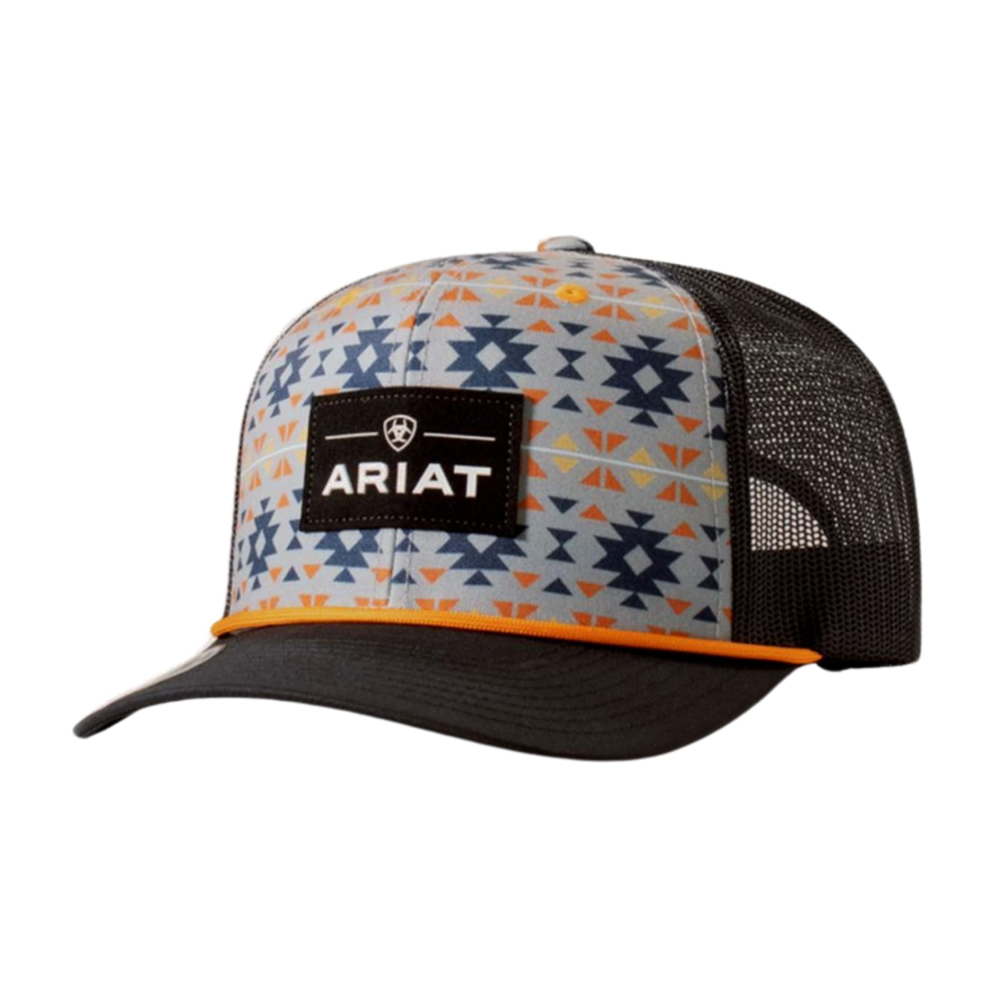 ARIAT Cappellino da uomo Southwest in pelle scamosciata, multicolore | Costruzione snapback, chiusura regolabile, corona strutturata, adatta per abbigliamento casual western