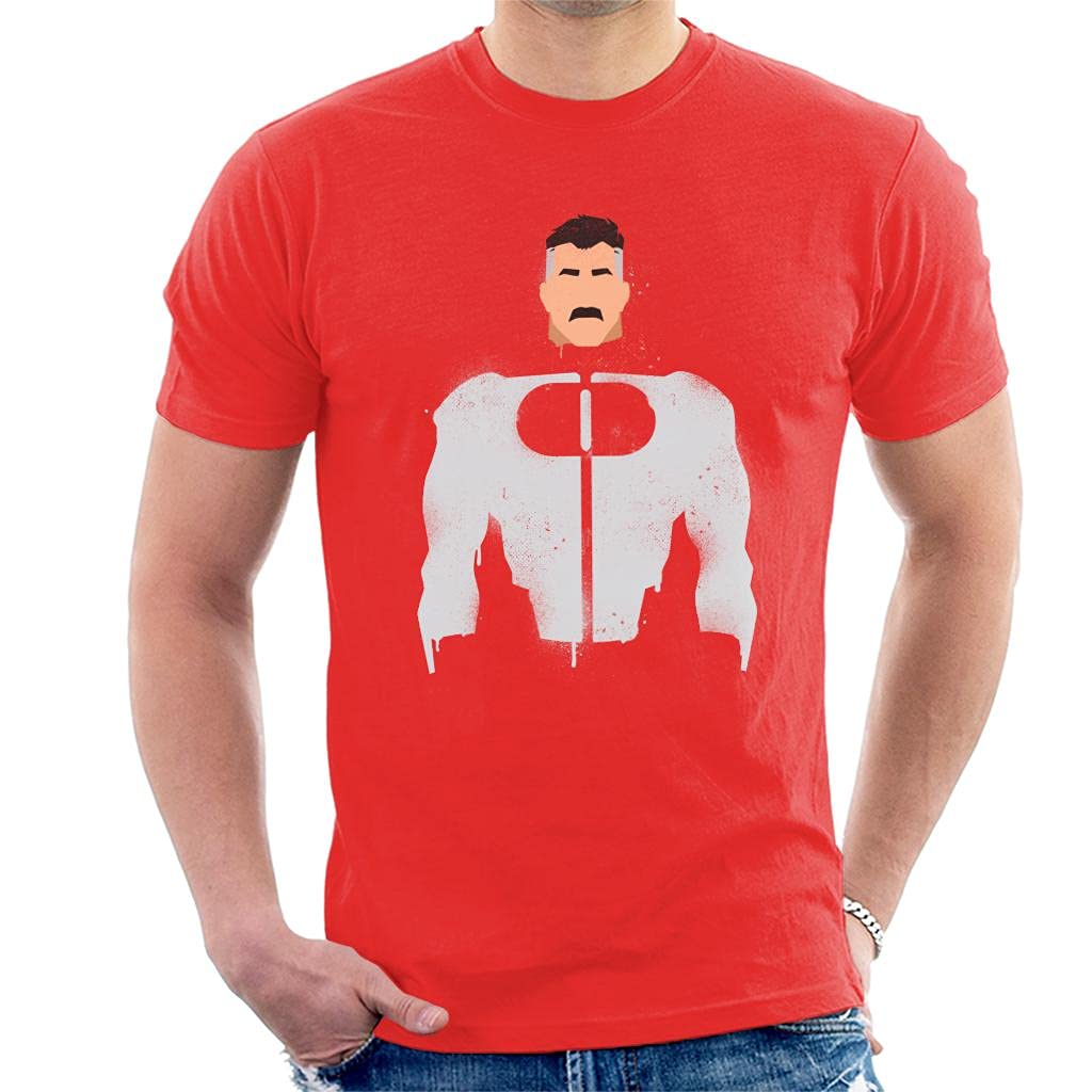Invincible Omni Man Silhouette Men's T-Shirt Red
