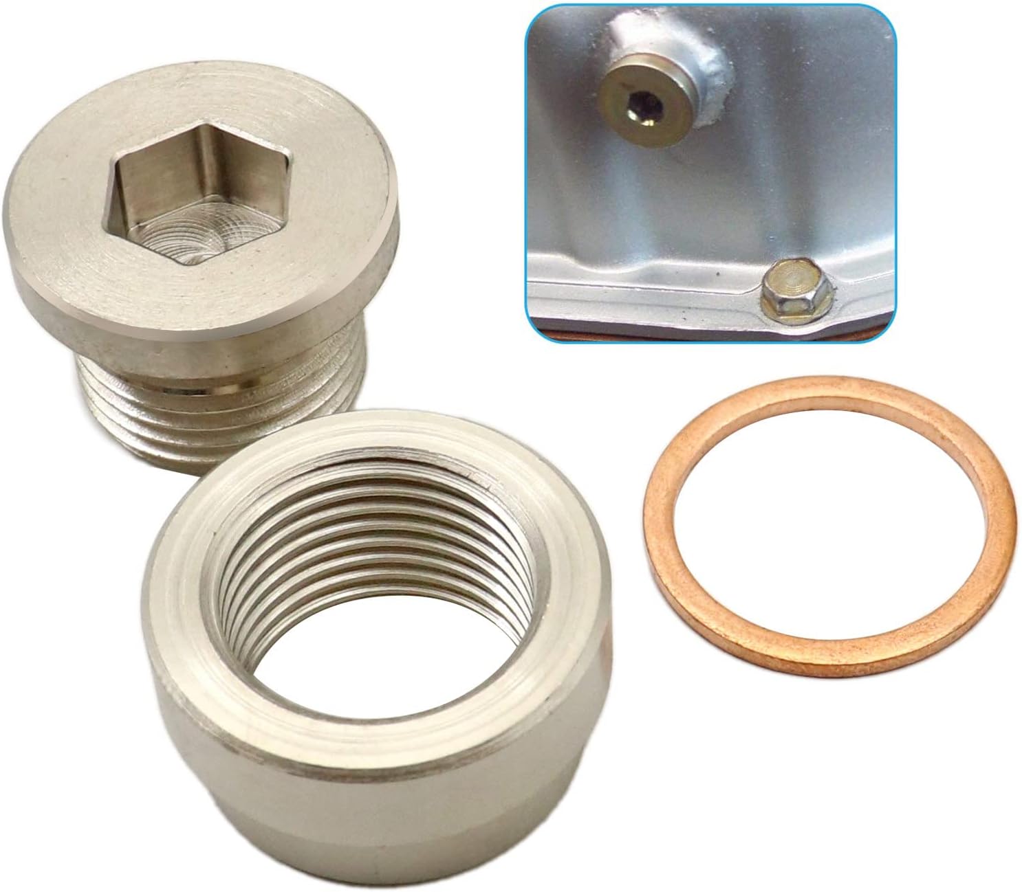 FZJDSD 12MM KIT STEEL BUNG & STEEL PLUG+WASHER Transmission