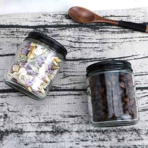 Encheng 8 Oz Glass Jars With Metal Lids,Clear Round Empty Candle Jars With Airtight Lids,Small Mason Canning Jars For Food,Candle,Honey,Candy,30 Pack. #TOP6