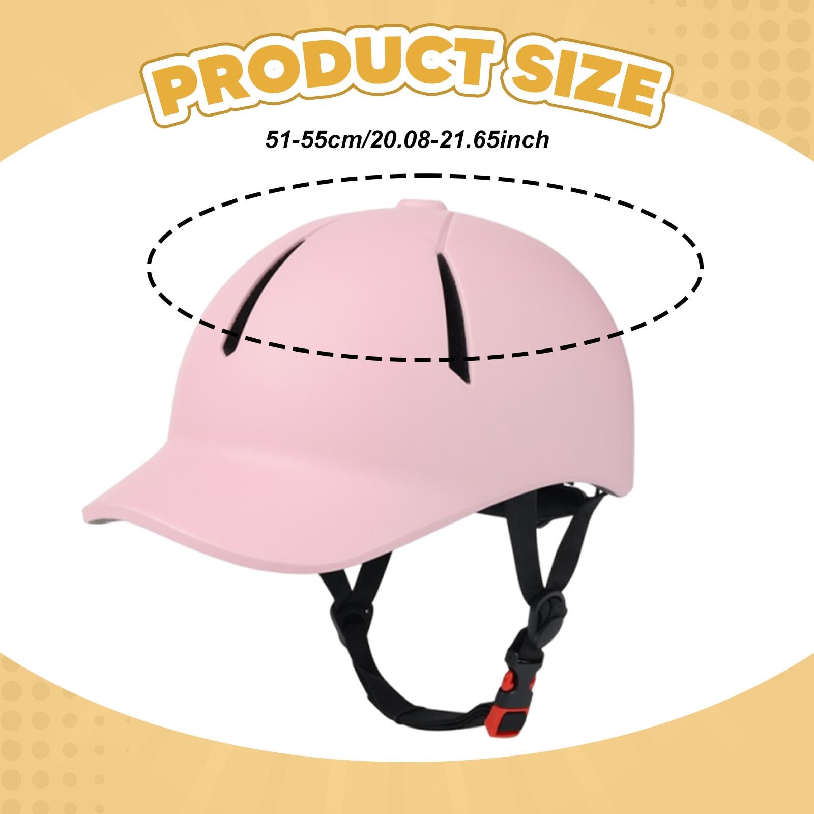 Casco Equestre Cappello Regolabile Ventilato Protezione Materiale Fibbia Adatto per Equitazione Ciclismo su Strada Skateboard Pattinaggio